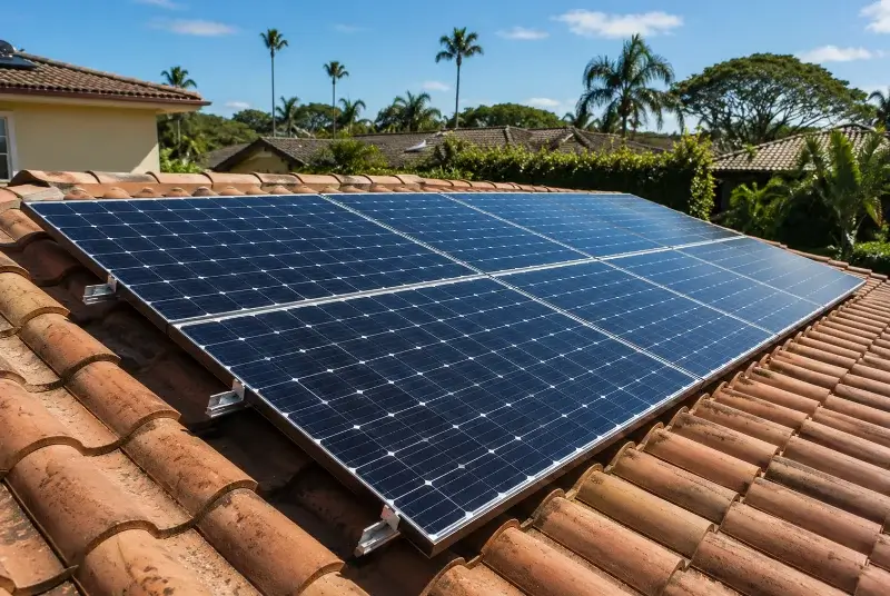 Installation de panneaux solaires à Lagardiolle